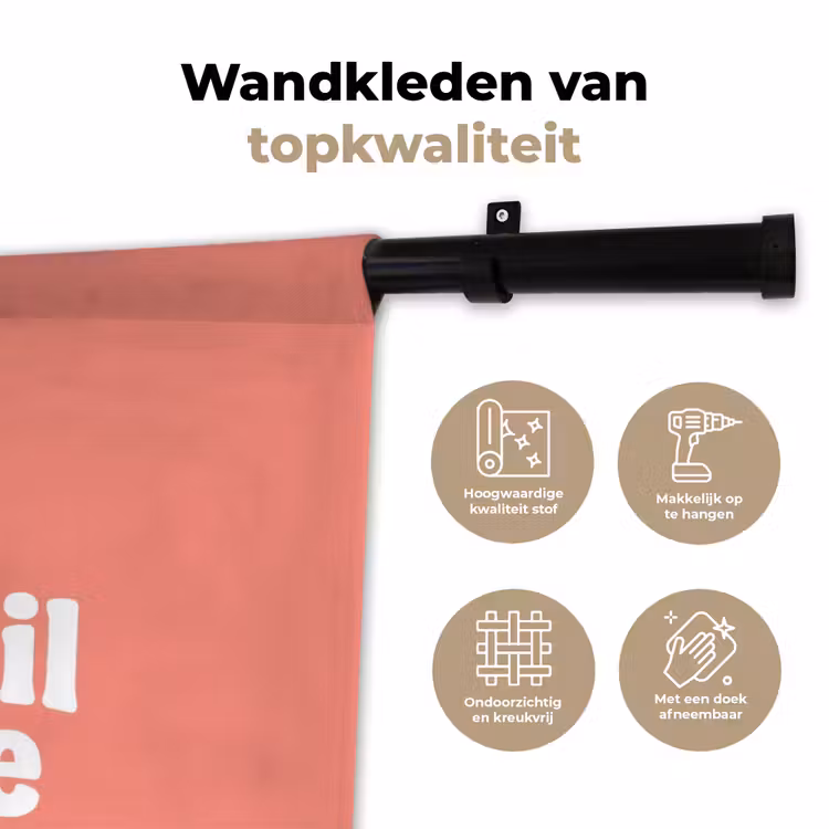 Wandkleed - Cocktail Lounge - Glas - Koraal — 3
