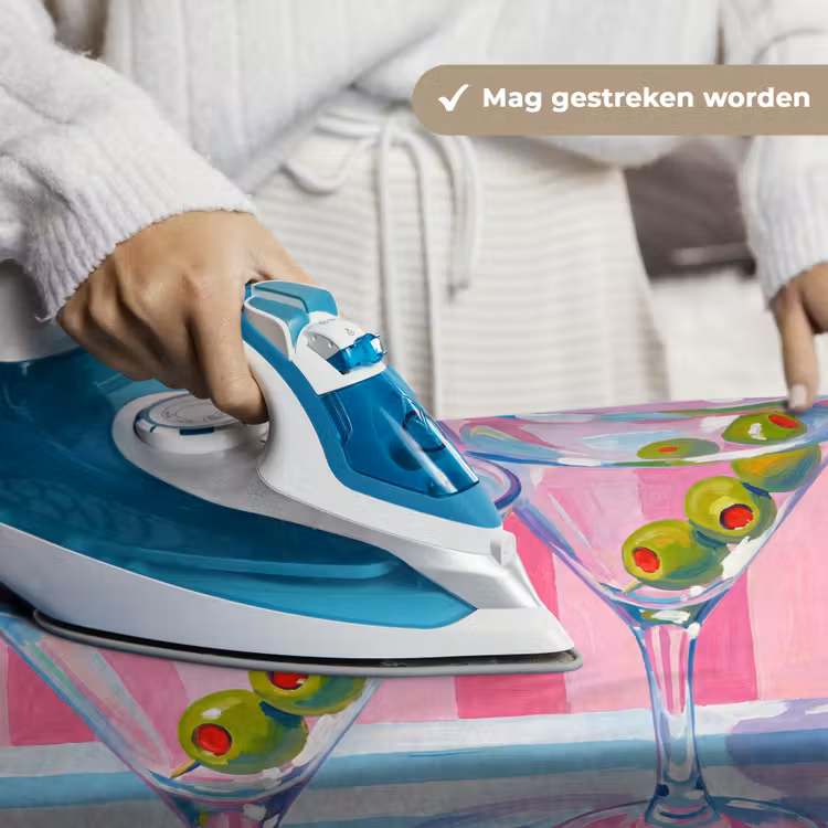 Wandkleed - Cocktail - Olijven - Kunst - Modern - Roze — 6
