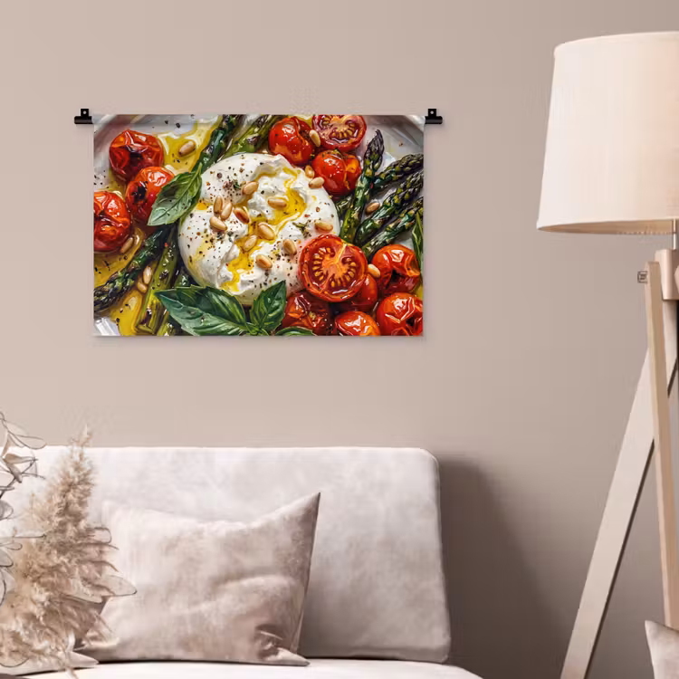 Wandkleed - Eten - Groenten - Kaas - Modern - Vers — 2