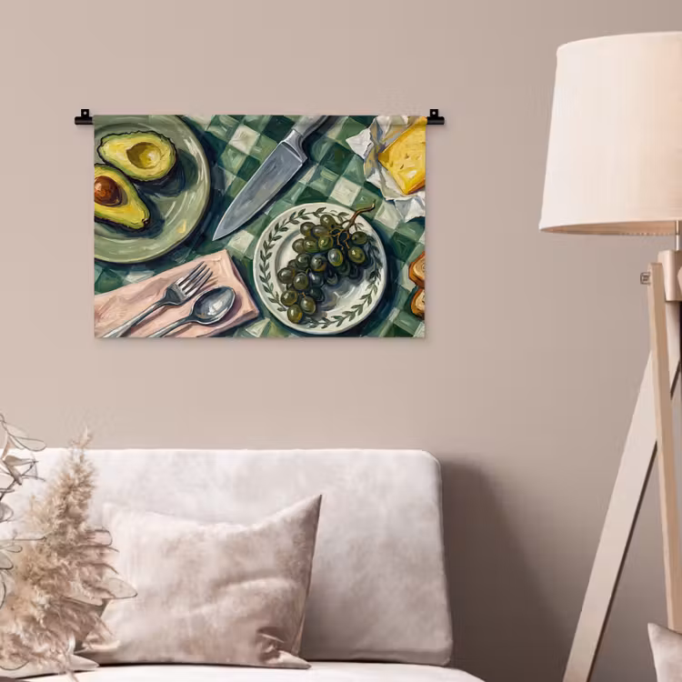 Wandkleed - Eten - Ontbijt - Tafel - Modern - Groen — 2