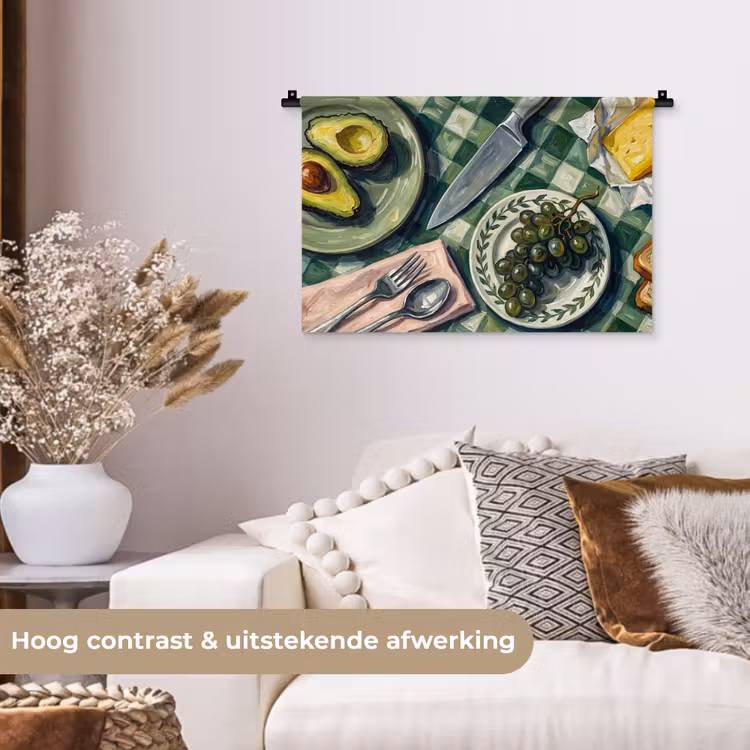 Wandkleed - Eten - Ontbijt - Tafel - Modern - Groen — 4