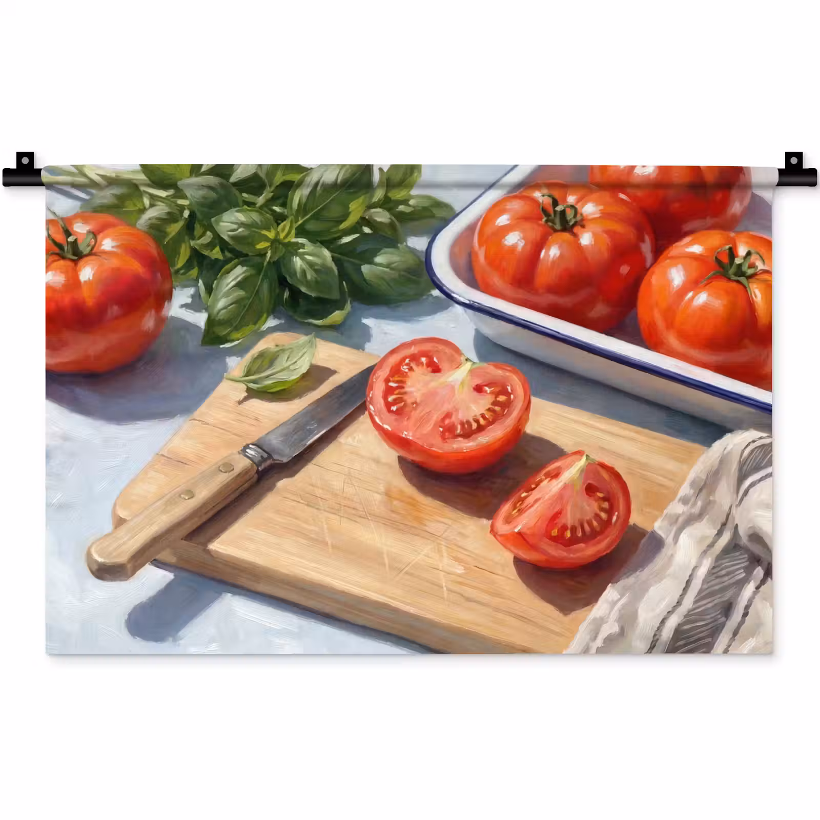 Wandkleed - Eten - Keuken - Ingrediënten - Stillleven - Rood — 1