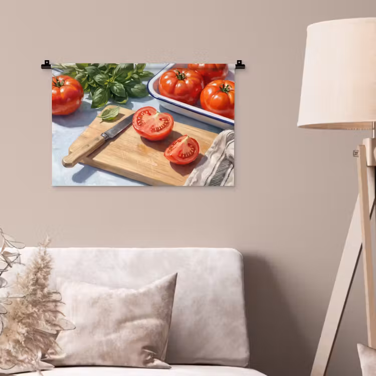 Wandkleed - Eten - Keuken - Ingrediënten - Stillleven - Rood — 2