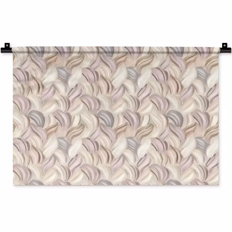 Wandkleed - Abstract - Golvend - Pastel — 1