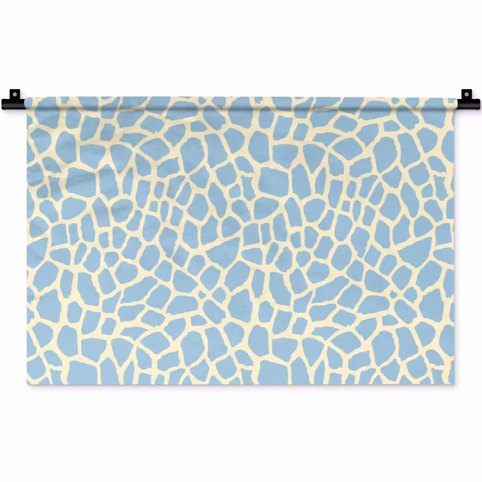 Wandkleed - Giraf - Modern - Blauw — 1