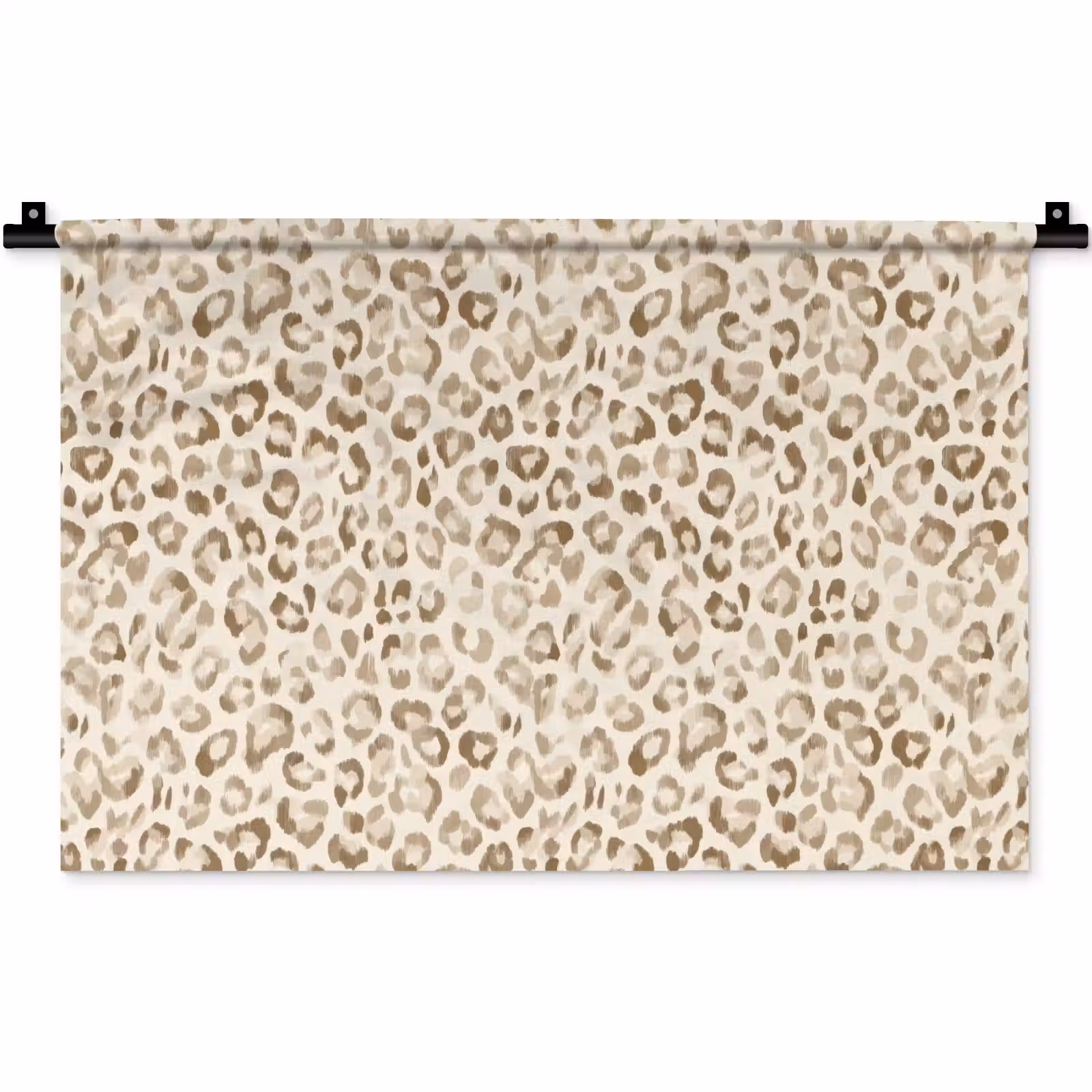 Wandkleed - Luipaard - Klassiek - Beige — 1