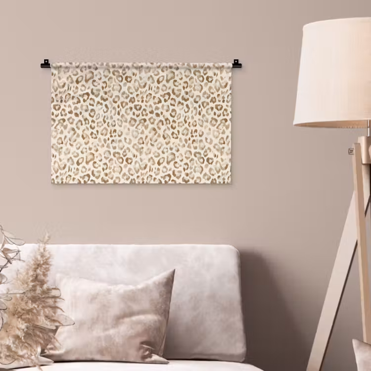 Wandkleed - Luipaard - Klassiek - Beige — 2