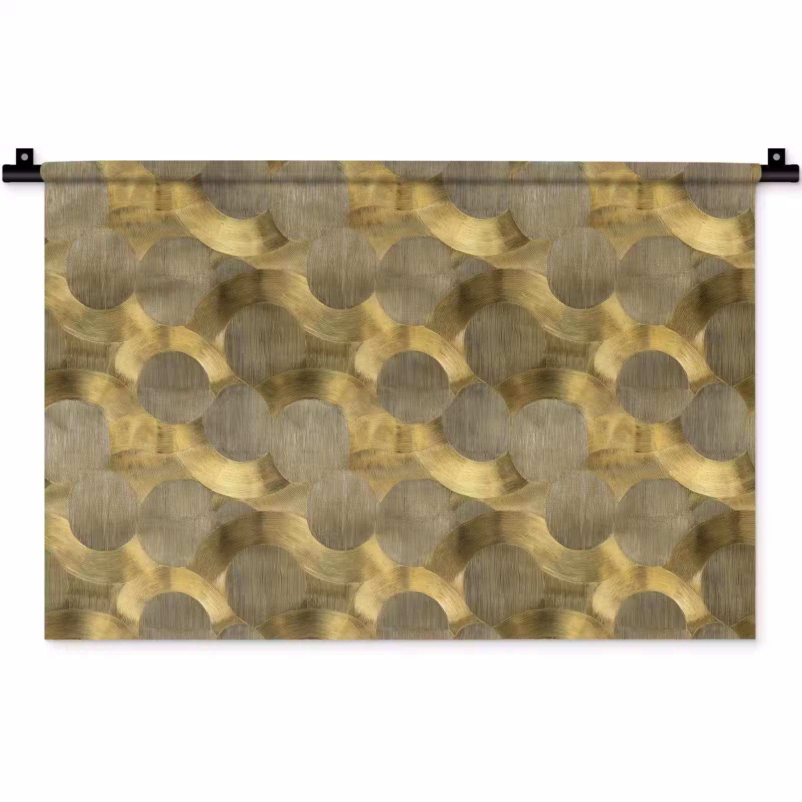 Wandkleed - Modern - Geometrisch - Goud — 1