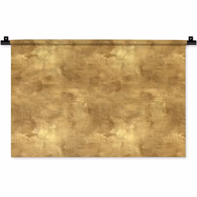 Wandkleed - Industrieel - Textuur - Goud — 1