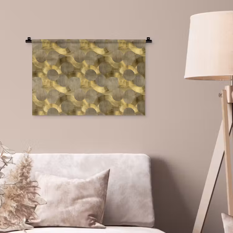 Wandkleed - Modern - Geometrisch - Goud — 2