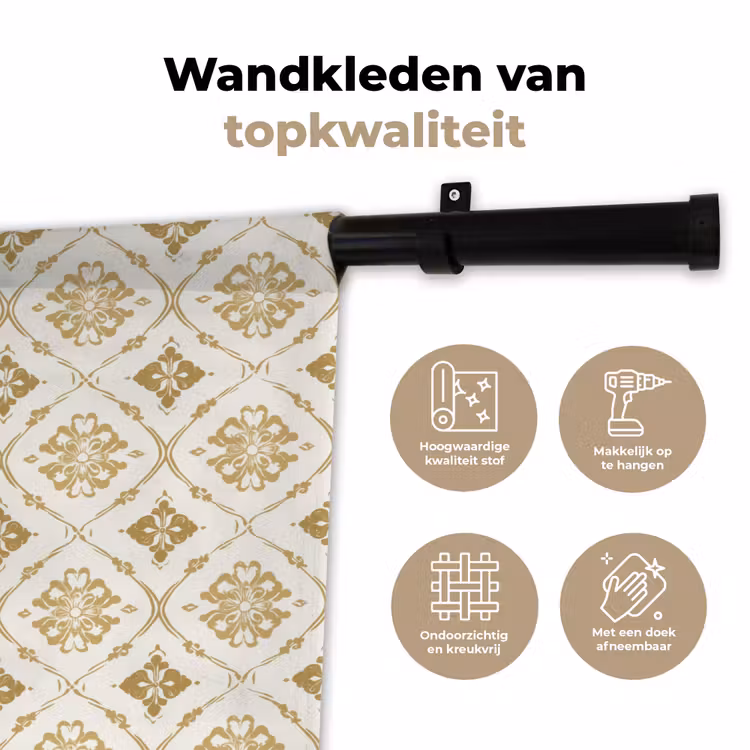 Wandkleed - Ornament - Klassiek - Goud — 3