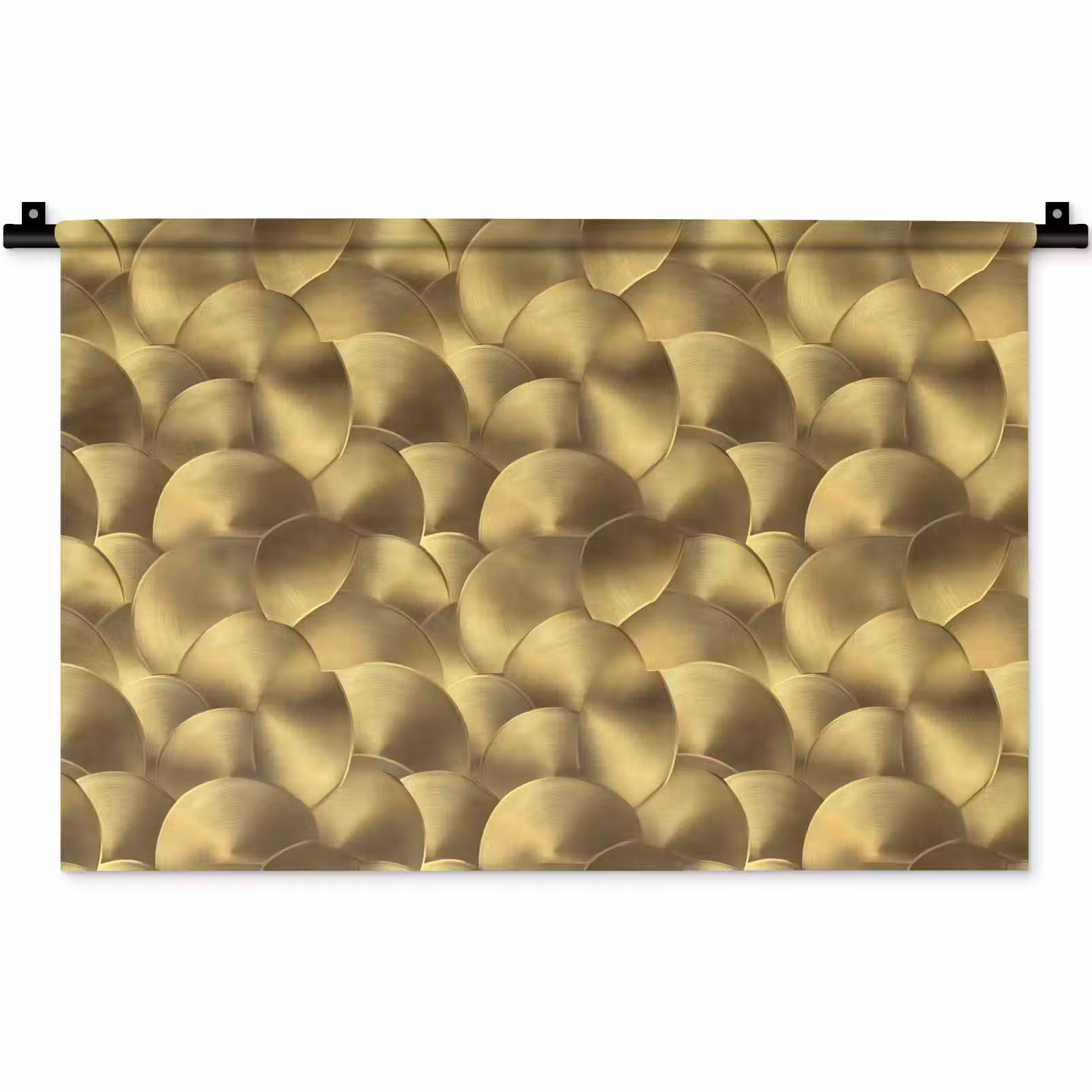 Wandkleed - Modern - Cirkel - Goud — 1