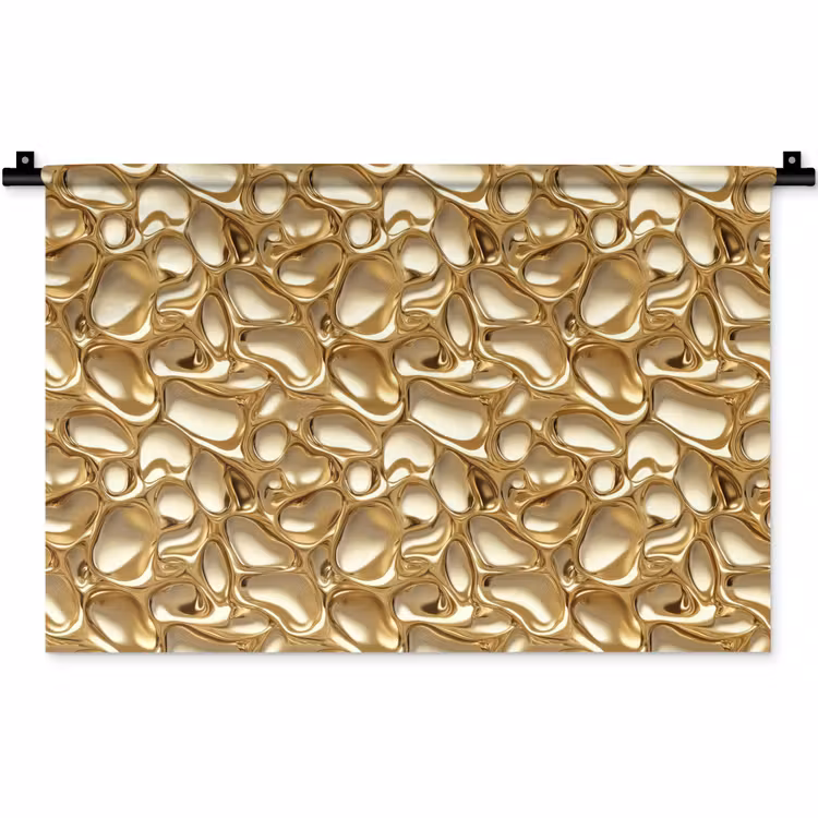 Wandkleed - Abstract - Modern - Goud — 1