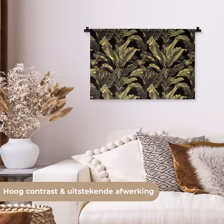 Wandkleed - Botanisch - Bladeren - Groen — 4