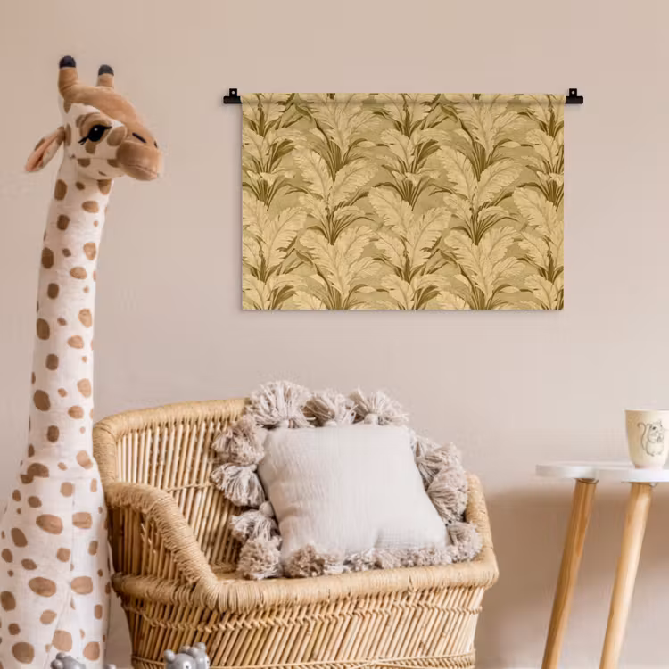 Wandkleed - Palmbladeren - Klassiek - Groen — 5