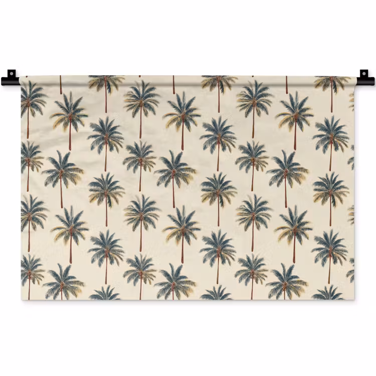 Wandkleed - Palmbomen - Tropisch - Groen — 1