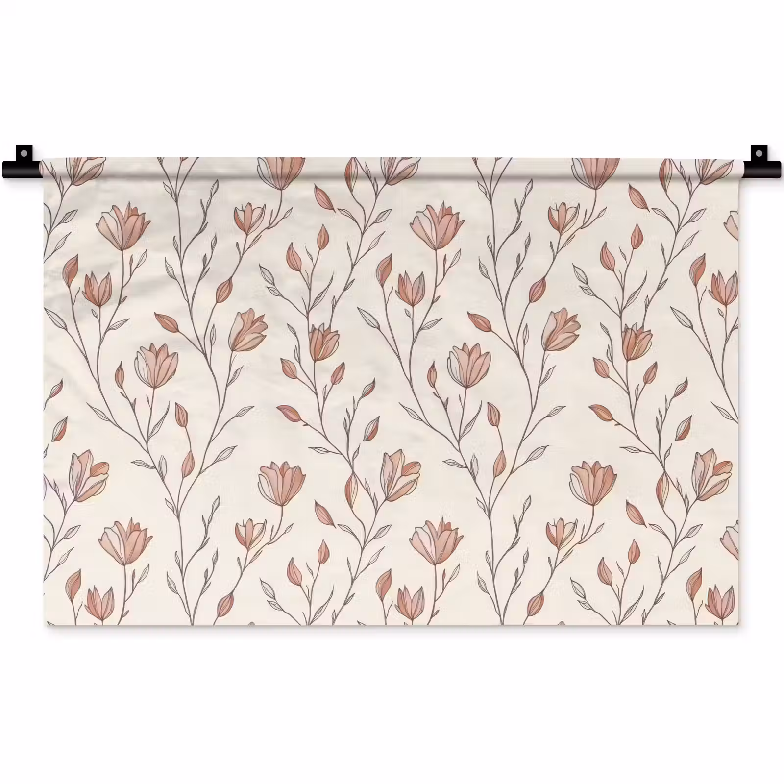 Wandkleed - Patroon - Klassiek - Roze — 1
