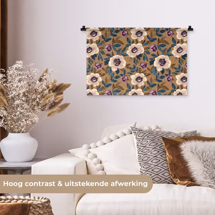 Wandkleed - Floraal - Stilleven - Kleurrijk — 4