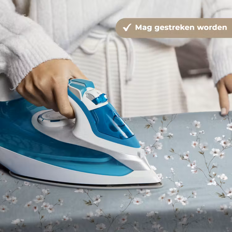 Wandkleed - Klassiek - Bloemen - Blauw — 6