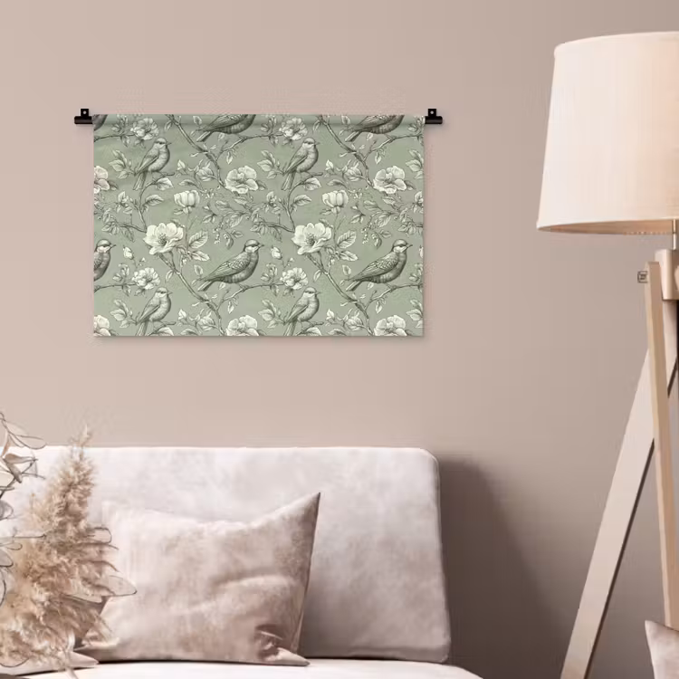 Wandkleed - Klassiek - Botanisch - Groen — 2