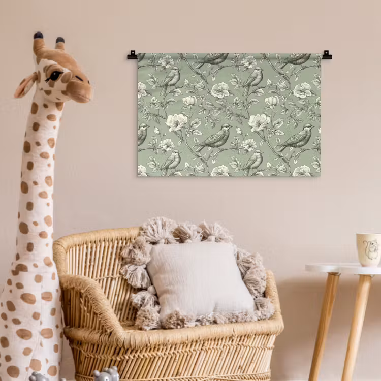 Wandkleed - Klassiek - Botanisch - Groen — 5