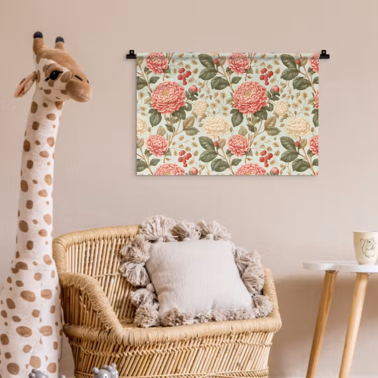 Wandkleed - Klassiek - Botanisch - Veelkleurig — 5