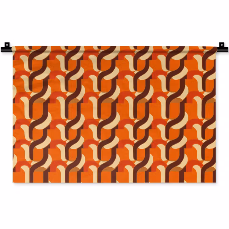 Wandkleed - Retro - Modern - Kleurrijk — 1