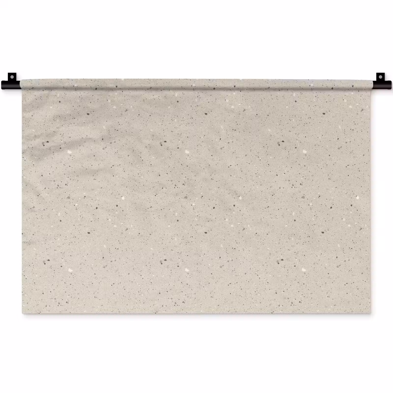 Wandkleed - Lichtbeige - Terrazzo - Grijs — 1