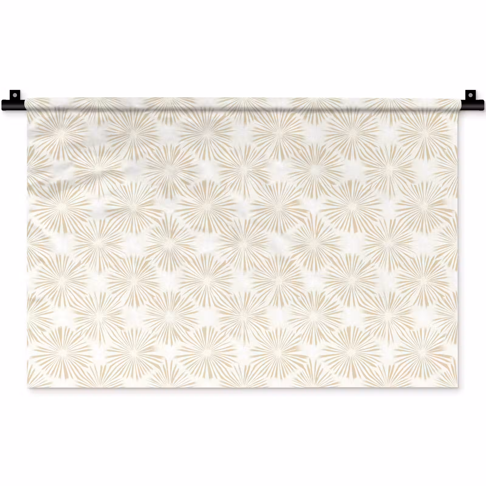 Wandkleed - Abstract - Motief - Beige — 1