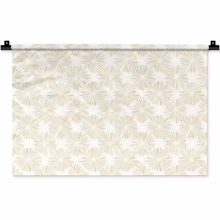 Wandkleed - Abstract - Motief - Beige — 1