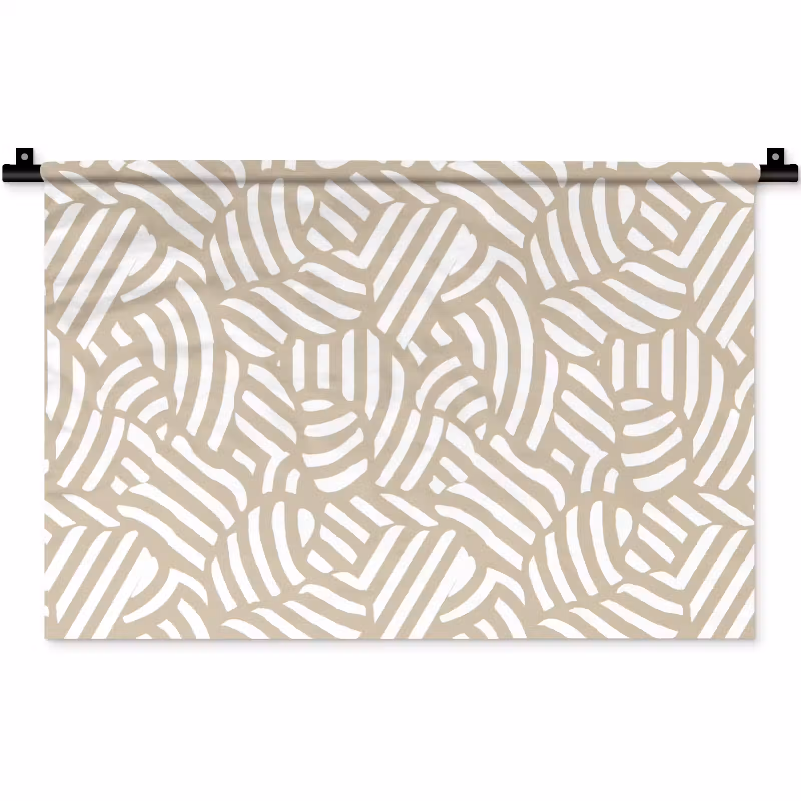 Wandkleed - Abstract - Modern - Beige — 1