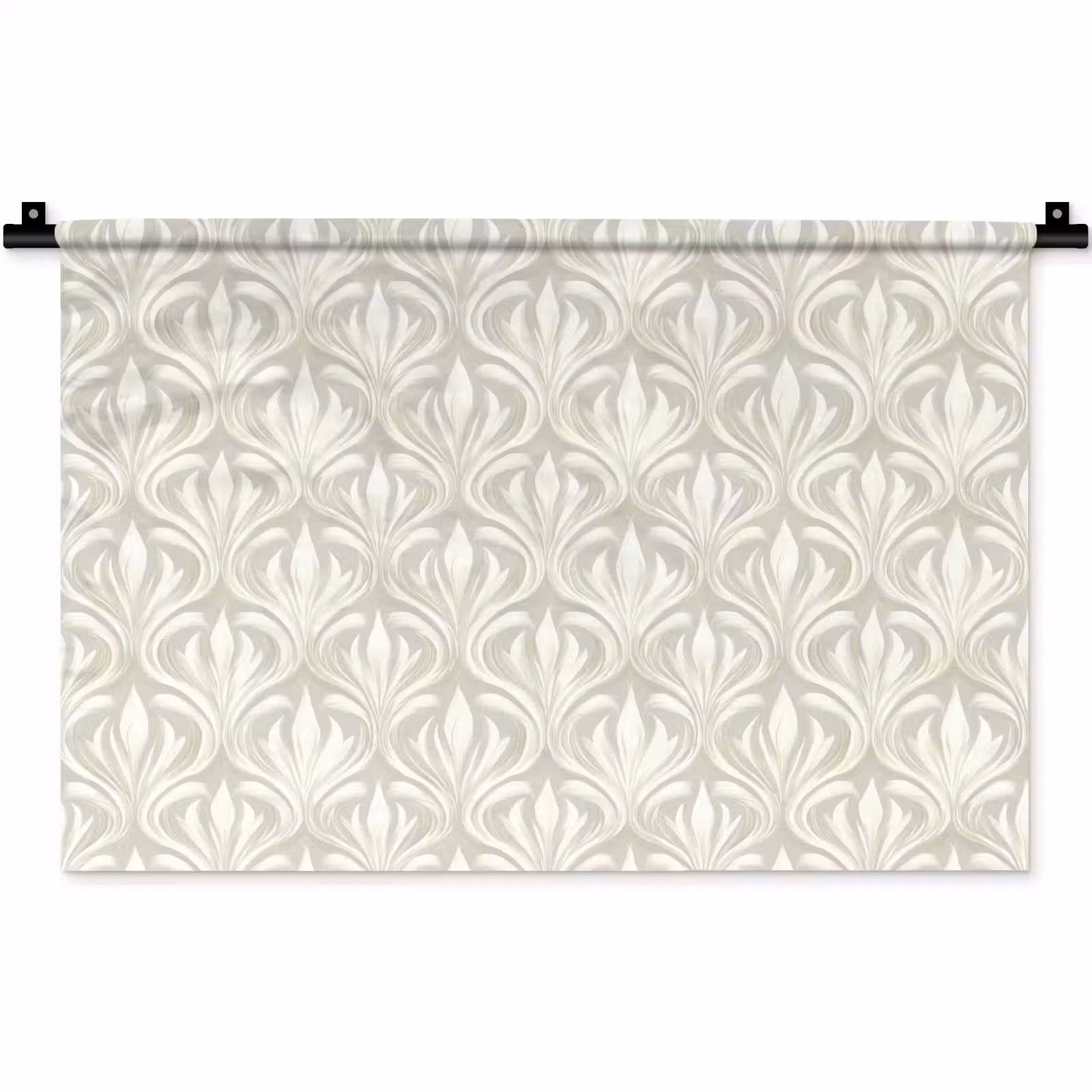 Wandkleed - Barok - Patroon - Beige — 1