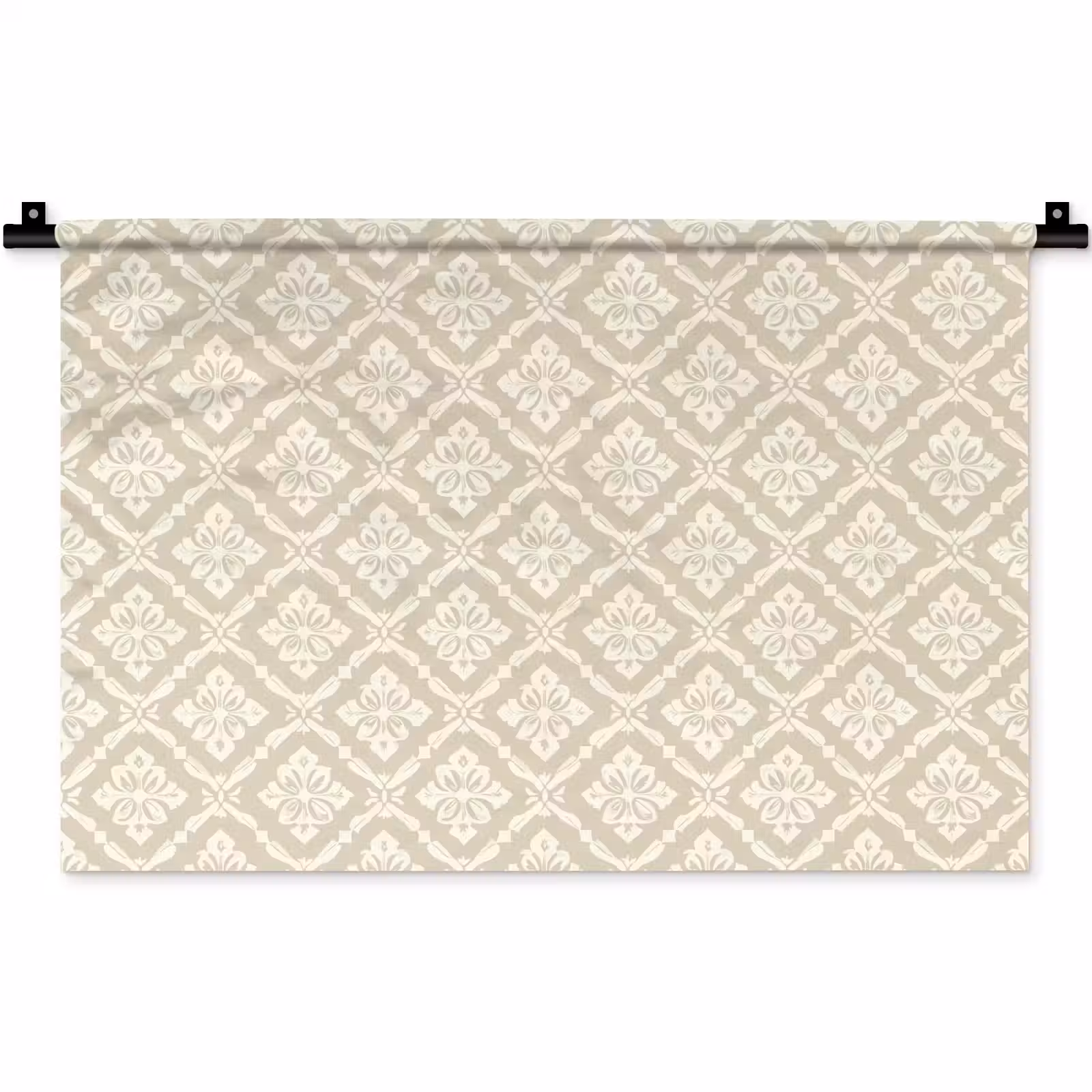 Wandkleed - Floraal - Ornament - Beige — 1