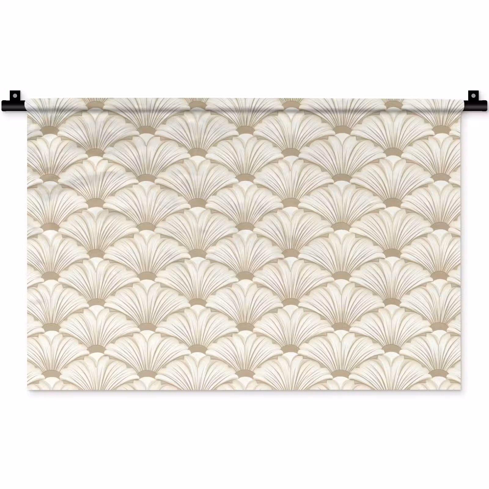 Wandkleed - Klassiek - Art - Beige — 1