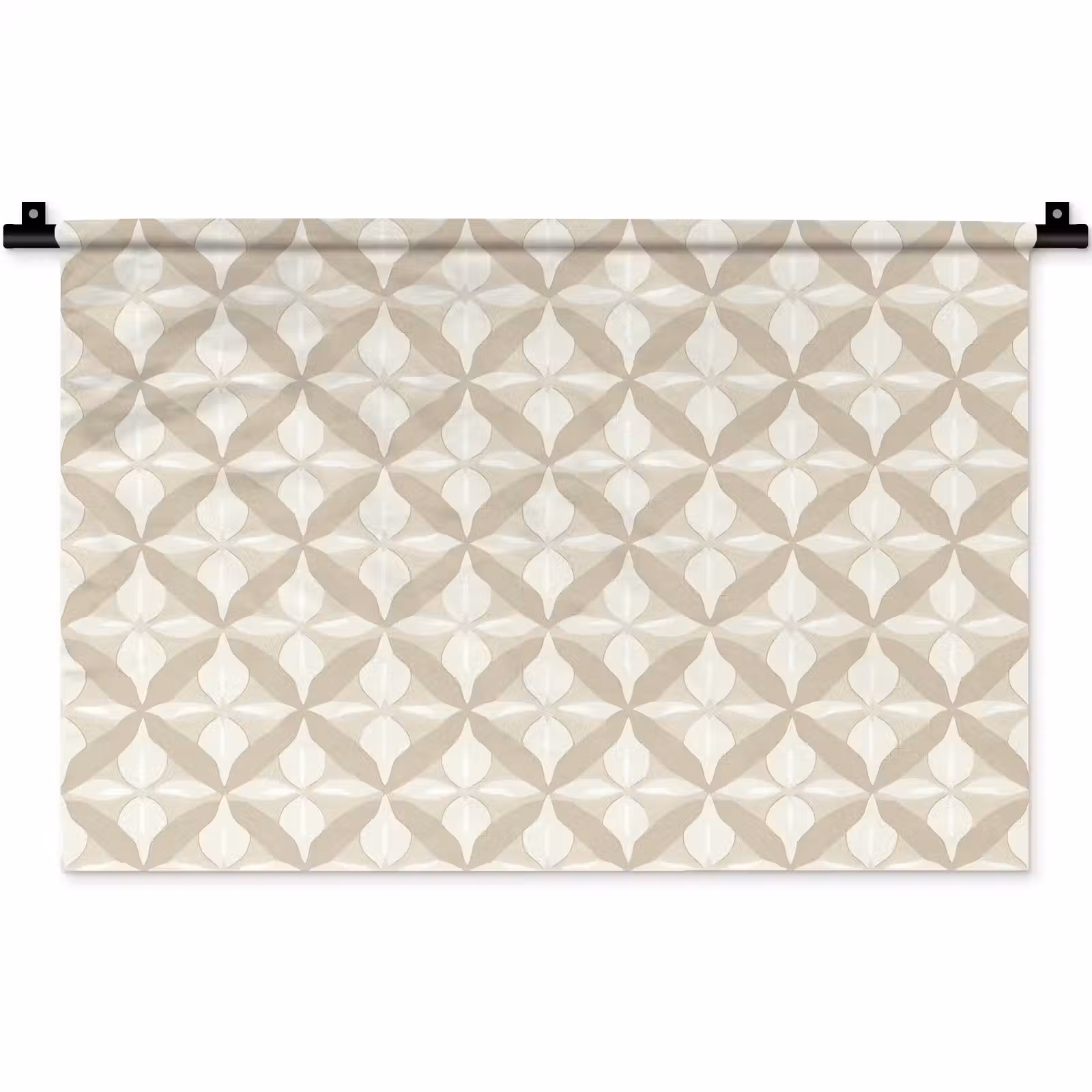 Wandkleed - Patroon - Klassiek - Beige — 1