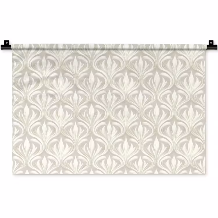 Wandkleed - Barok - Patroon - Beige — 1