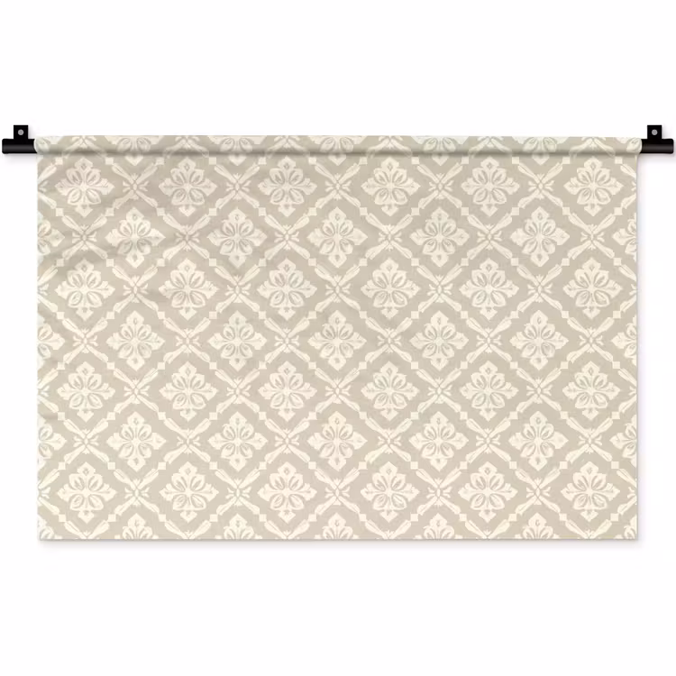 Wandkleed - Floraal - Ornament - Beige — 1