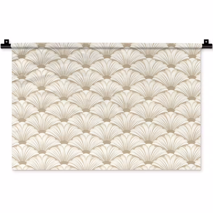 Wandkleed - Klassiek - Art - Beige — 1