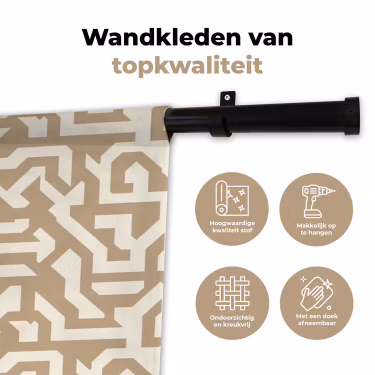 Wandkleed - Modern - Abstract - Beige — 3