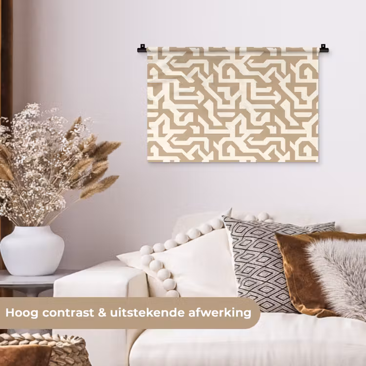 Wandkleed - Modern - Abstract - Beige — 4