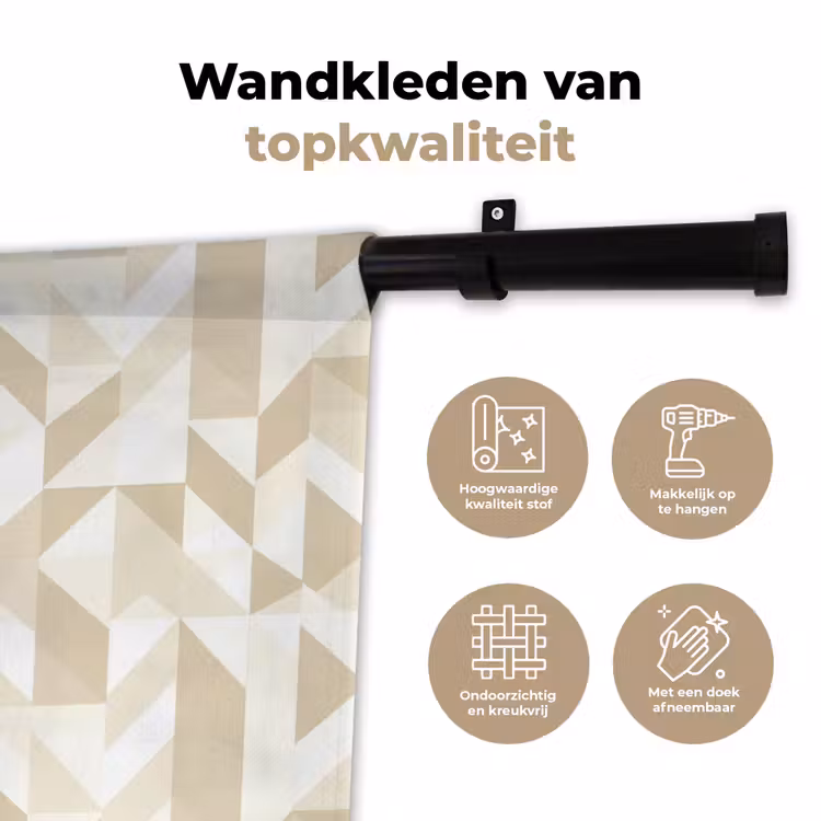 Wandkleed - Modern - Abstract - Beige — 3