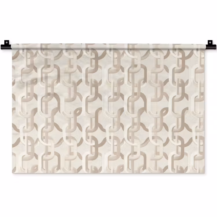 Wandkleed - Motief - Abstract - Beige — 1