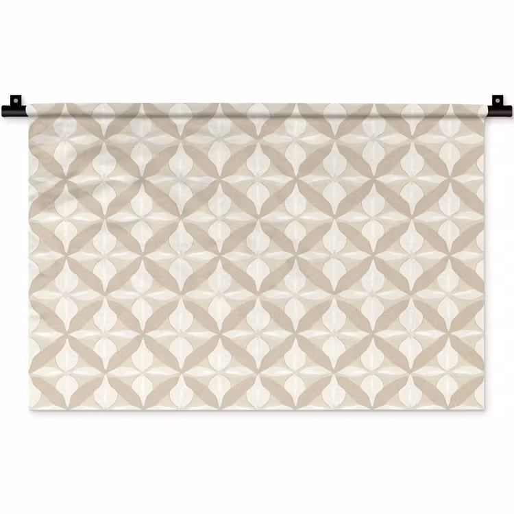 Wandkleed - Patroon - Klassiek - Beige — 1