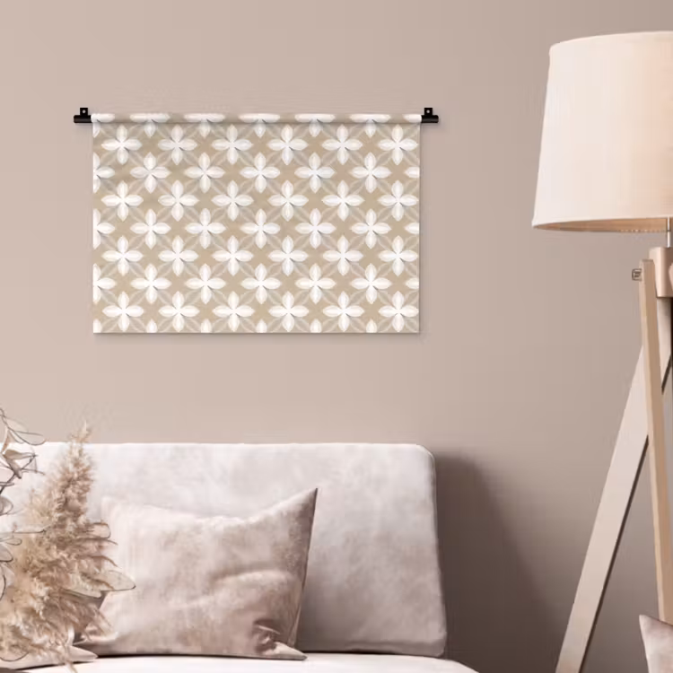 Wandkleed - Patroon - Symmetrisch - Beige — 2
