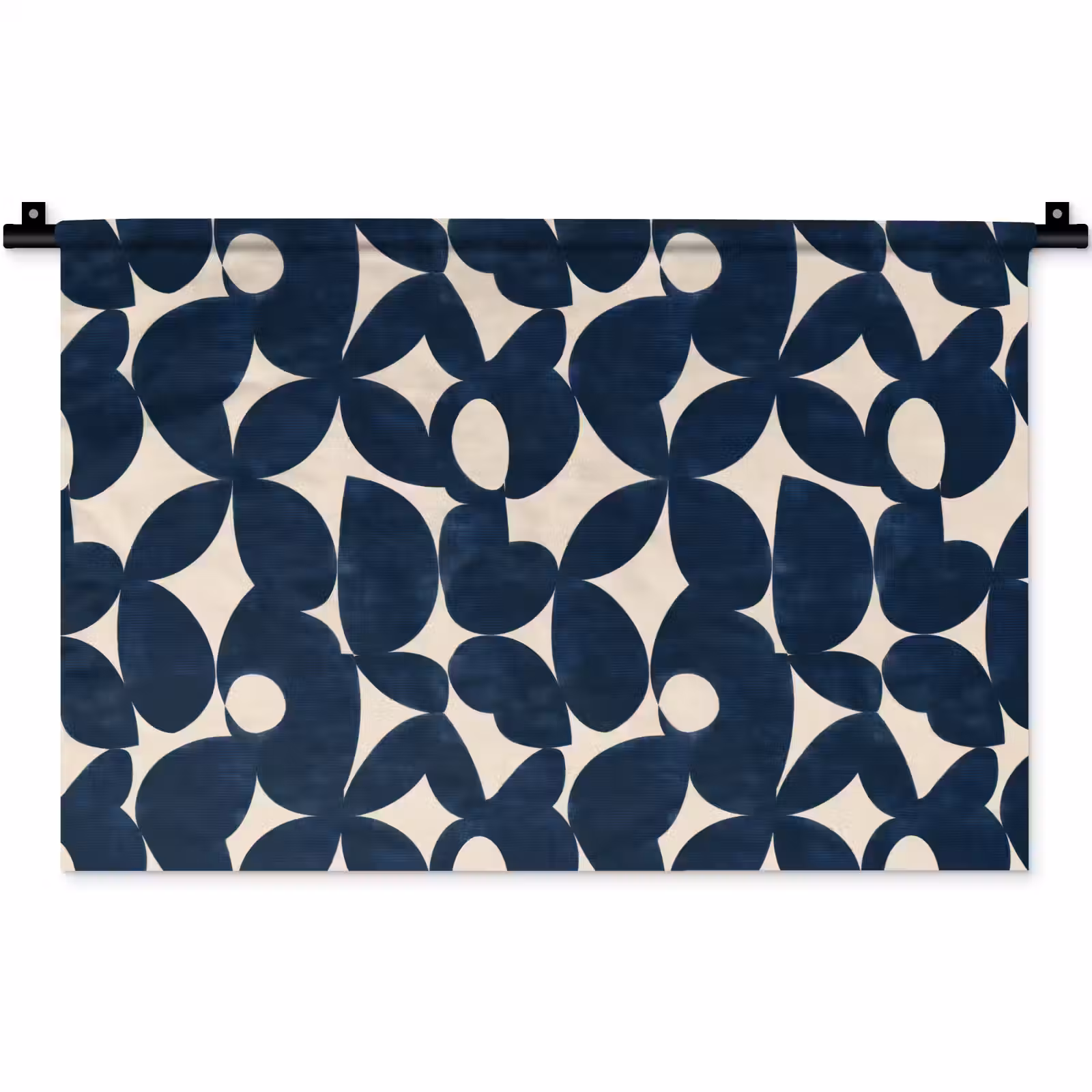 Wandkleed - Modern - Geometrisch - Blauw — 1