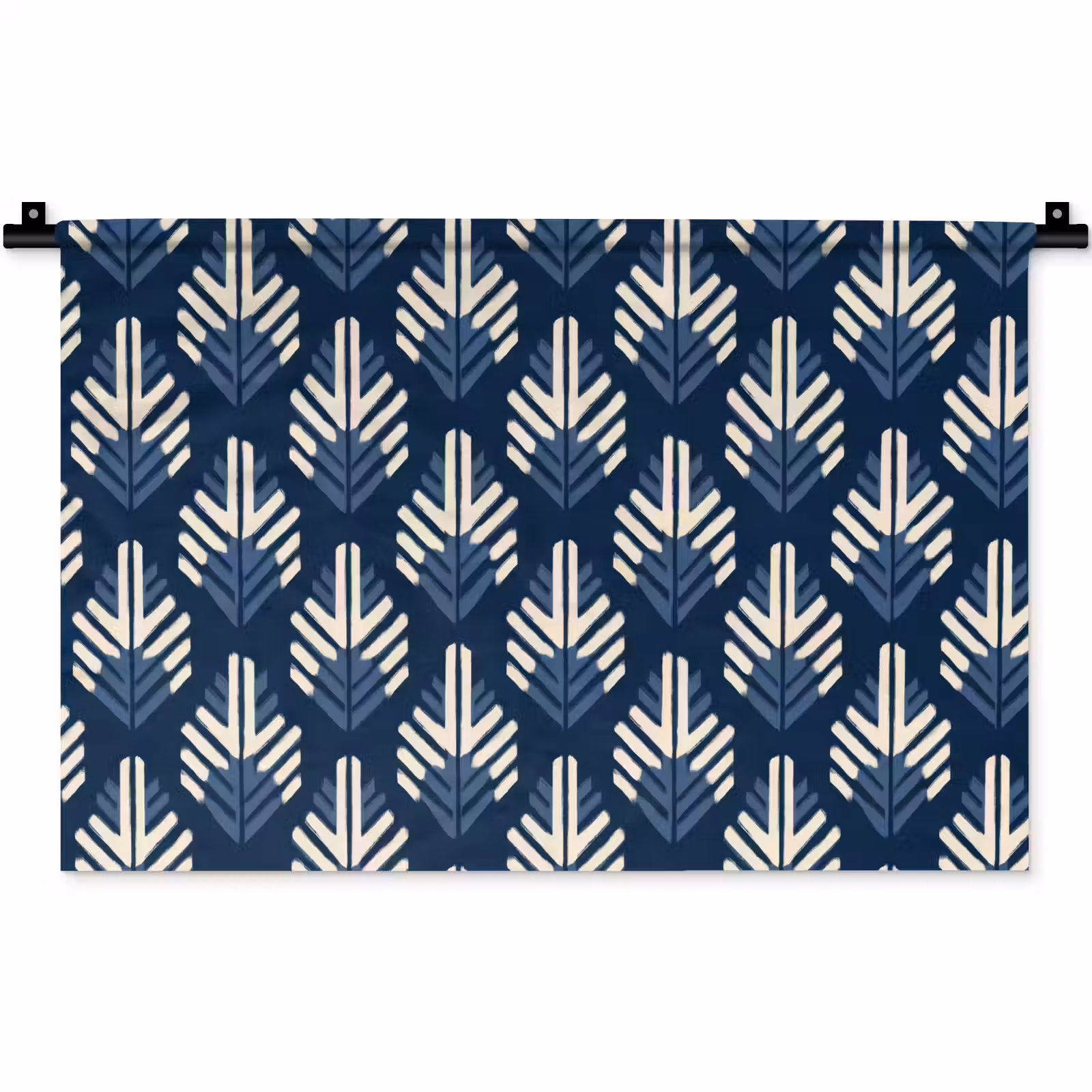 Wandkleed - Modern - Patroon - Blauw — 1