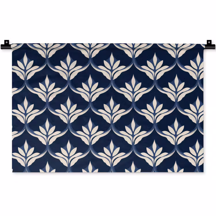 Wandkleed - Modern - Ontwerp - Blauw — 1