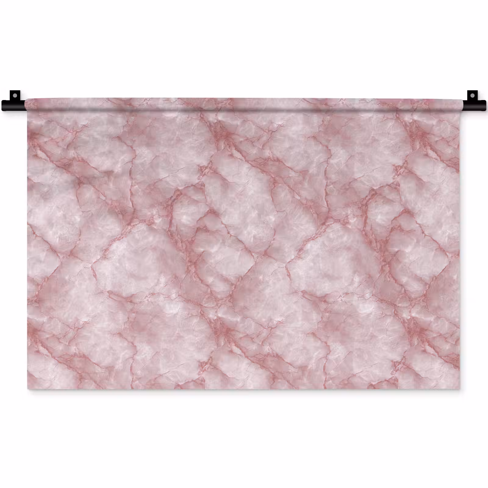 Wandkleed - Roze - Kwartsmarmer - Aders — 1