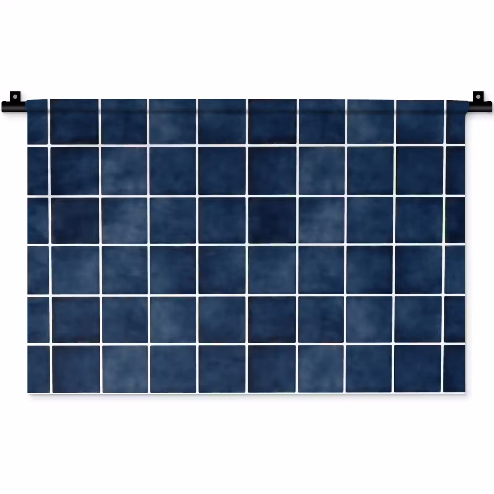 Wandkleed - Tegel - Modern - Blauw — 1