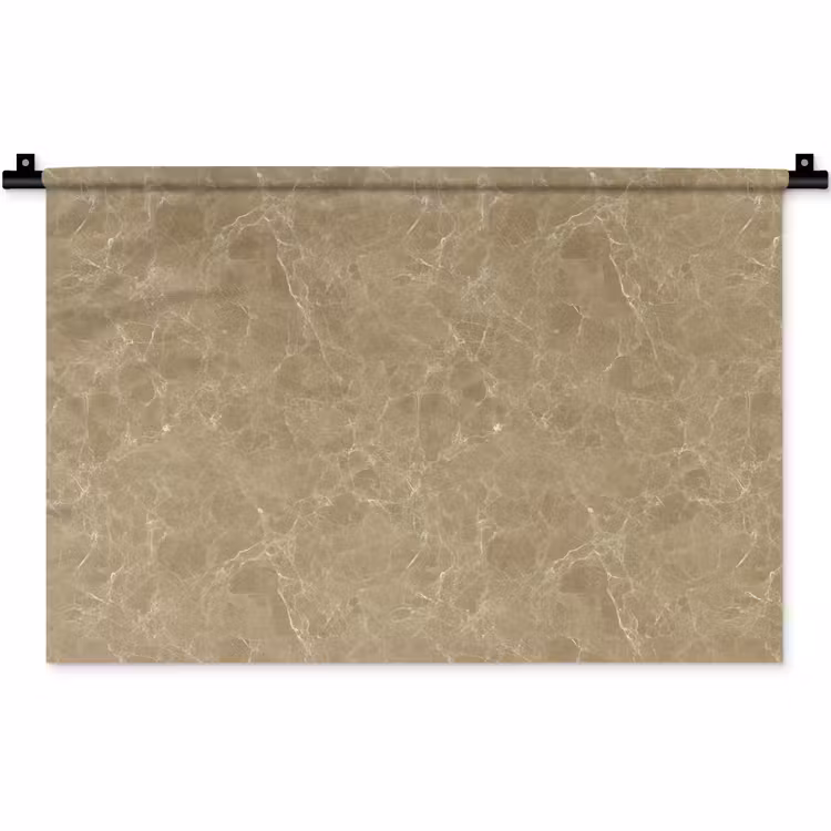 Wandkleed - Beige - Marmer - Witte aders — 1